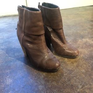 Brown rag & bone booties